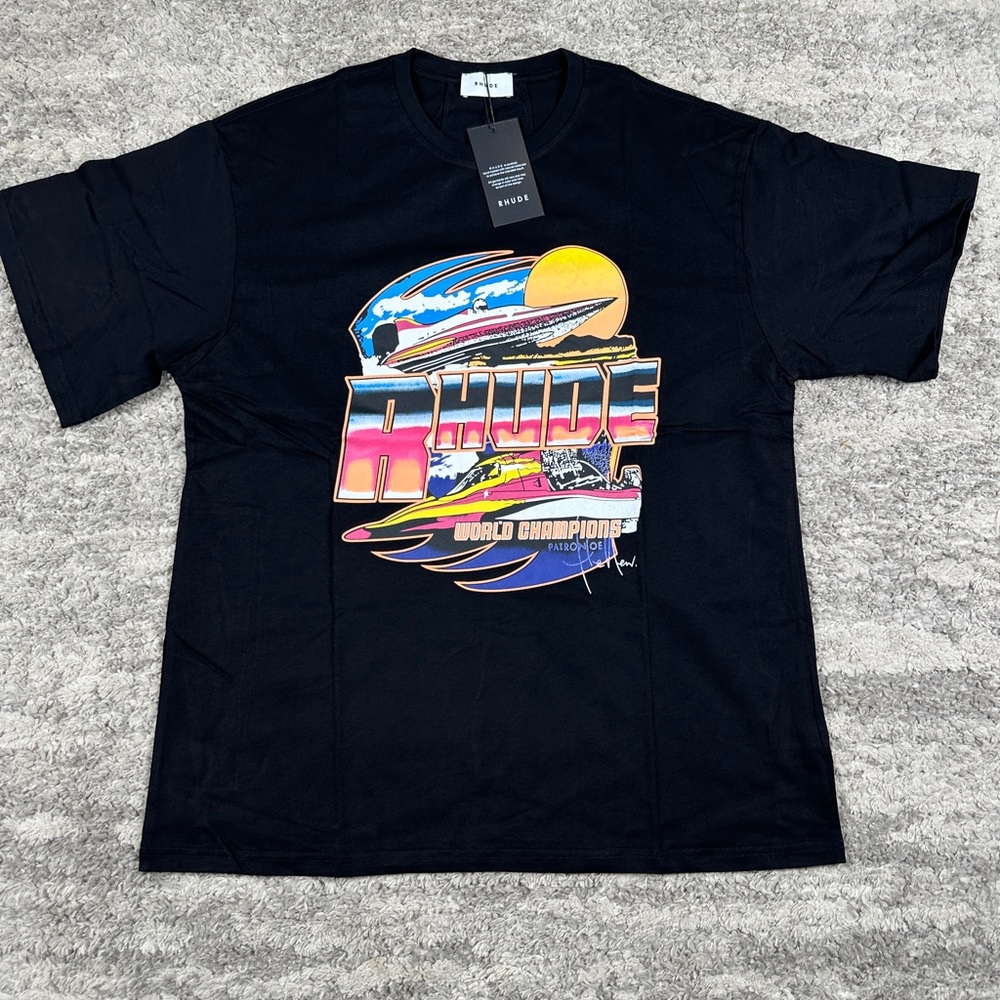 NWT Rhude World Champions Shirt Men’s Large
